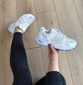 Brand New Womans White and Purple Runners Size 6