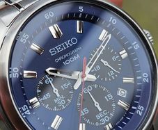 Watch Seiko Chronograph.