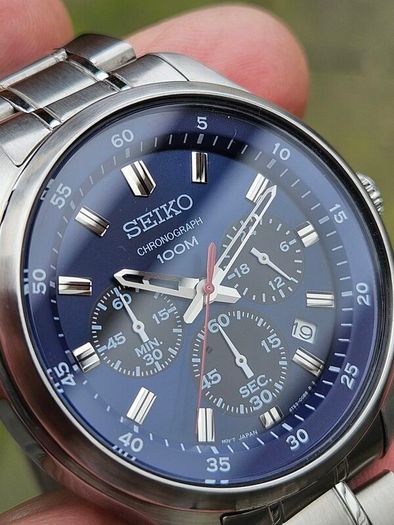 Watch Seiko Chronograph.