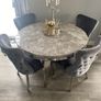 table whit 4 chairs quarz Image 3