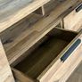 Oak TV unit & matching coffee table Image 4