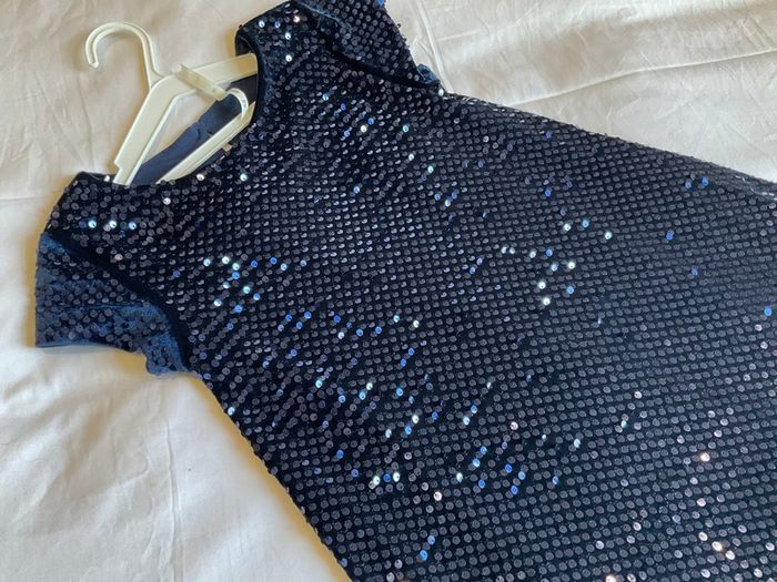Perfect party occasion dress Stunning sequin dress navy Little Stitches 7 8