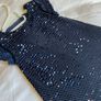 Perfect party occasion dress Stunning sequin dress navy Little Stitches 7 8 Image 2