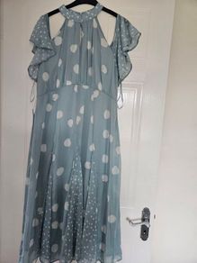 BNWT Lipsy Petite Fit  Shoulder Halter Neck Midi