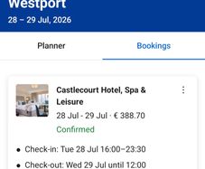 Castlecourt Hotel, Spa & Leisure Westport Hotel Stay