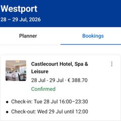 Castlecourt Hotel, Spa & Leisure Westport Hotel Stay