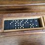 Vintage Dominos in handmade wooden box Image 2