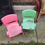 Set of stackable kids chairs Image 2