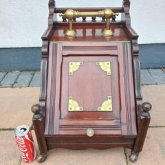 antique coal scuttle