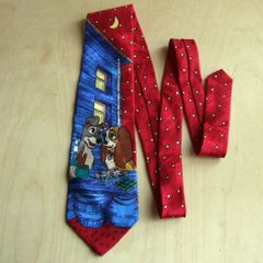 Disney's Lady and the Tramp silk tie