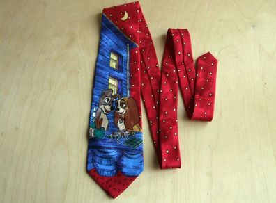 Disney's Lady and the Tramp silk tie