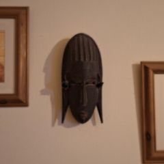 African Mask and Framed Prints