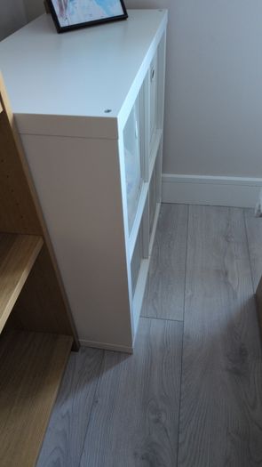 shelving Kallax with boxes (white)