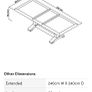 Solid wood Extendable dining table and chairs Image 6
