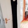 Black Party Dress with Sequins - Size 14 Image 4