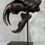 Sabre-Tooth Tiger (20cm) - Bronze, Signed Image 5