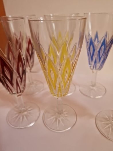 Vintage Mid Century VMC Reims "lHarlequin Champagne