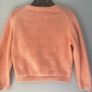 Mango kids peach hearts girls cotton cardigan Age 3-4 EUC Image 3