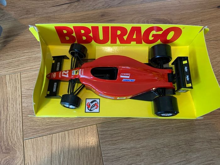 Burago F1 Ferrari 641-2 Model Boxed :: Jean Alesi