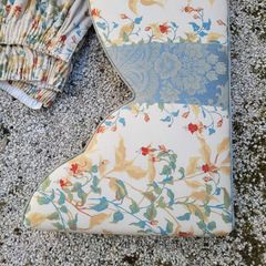 Vintage bontanical theme curtains & 8ft pelmet
