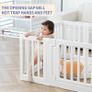 Baby Playpen Children Activity Center Safety Playground for Indoor and Outdoor White 4+3+1 Image 6