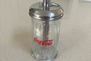 Coca Cola Glass Sugar Dispenser