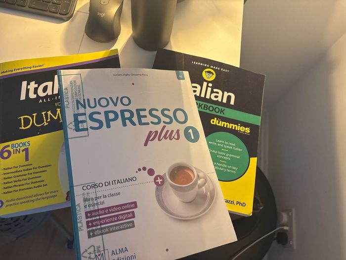 Italian language learning books