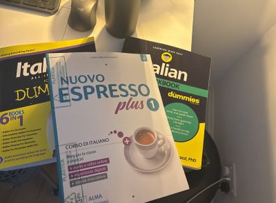 Italian language learning books