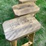 Indoor or outdoor Bar Stools Pressure Treated Timber Image 2