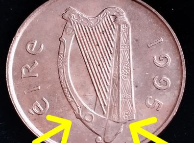 Ireland - 1995 - ERROR - 2 Pence - Bird - KM.21 - [#2058]