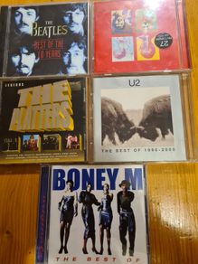 The Beatles. 1 X U2. 1 X The Platters.  1 X Boney M.