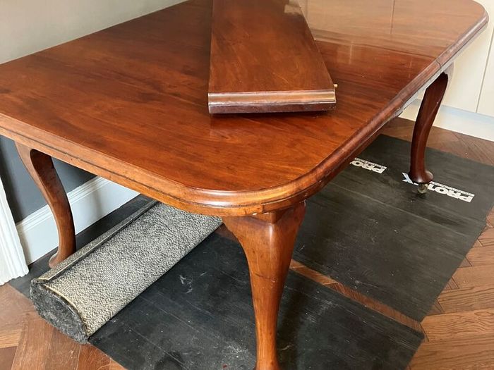 Mid century extendable dining table and chairs