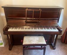 Piano and stool