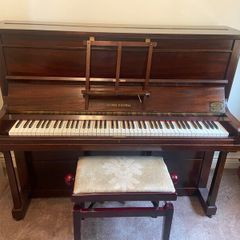 Piano and stool