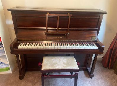 Piano and stool