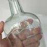 395 - Antique Imperial Pint Sea Glass Decorative Collectible Alcohol Bottle Image 8