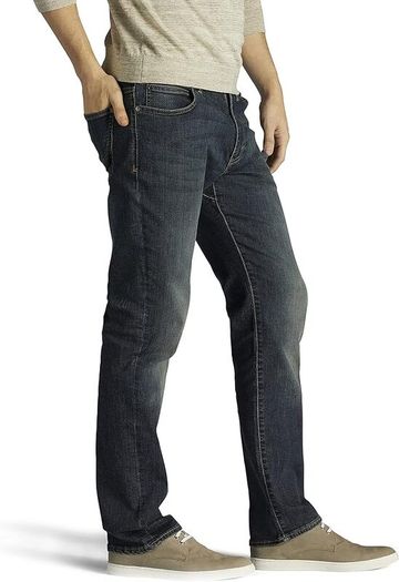 Lee Men's Jeans Performance Series Extreme Motion Straight Fit Tapered Leg 20150, Maverick, 36W / 32L, Size XL