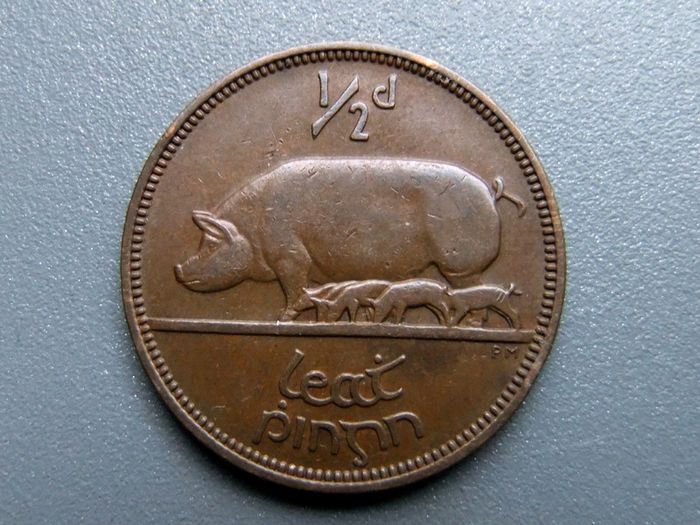 1953 Half Penny