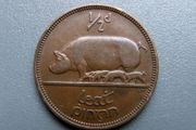 1953 Half Penny