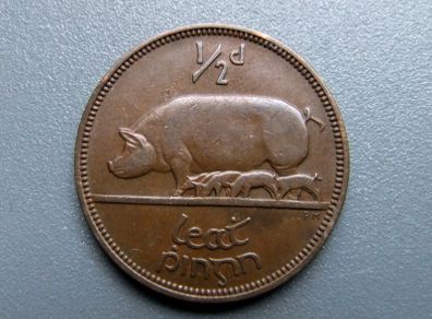 1953 Half Penny