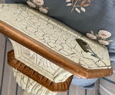 ShabbyChic Exlarge Wall Scones or Shelf..Damaged in Error so might suit for someone who can either dress, paint or style with with Ivy ..pics for Inspiration