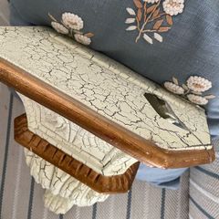 ShabbyChic Exlarge Wall Scones or Shelf..Damaged in Error so might suit for someone who can either dress, paint or style with with Ivy ..pics for Inspiration