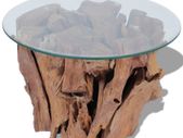 Coffee Table Solid Teak Driftwood 60 cm