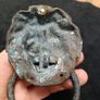 Rare  Antique Metal Architectural Lion Head Door Knocker Image 5