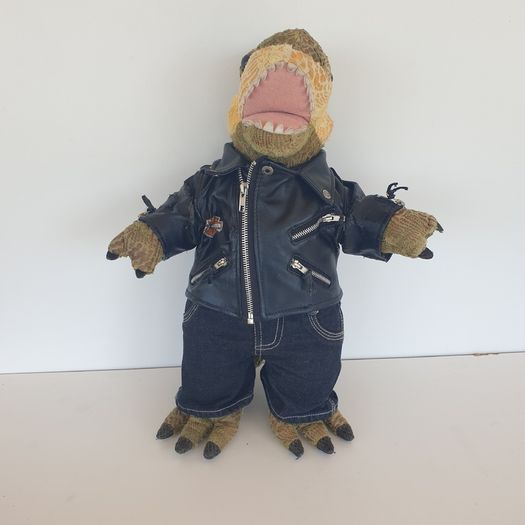 Build a bear dinosaur harley davidson jacket