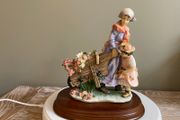 The Leonardo Collection The Flower Cart Figurine  1990