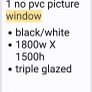 Brand new picture window  triple glazed Image 6