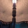 Retro Vintage MidCentury Floorlamp with Scallop shade Image 6