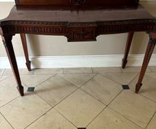 Adams Style  Mahogany Console/ Hall table