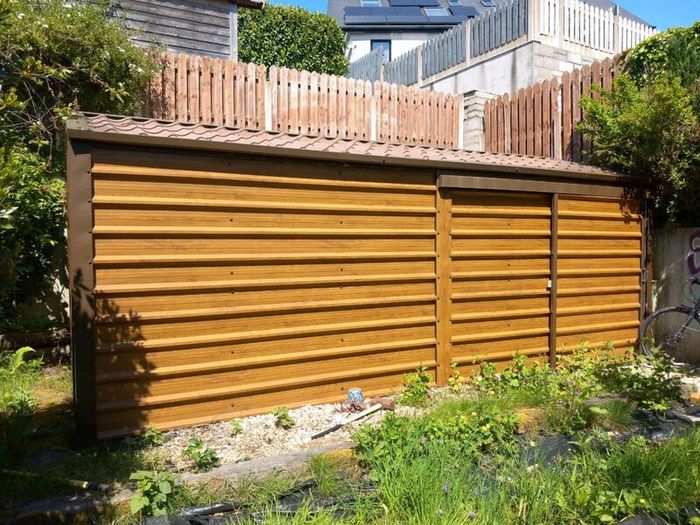 Steel shed